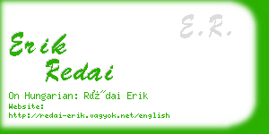 erik redai business card